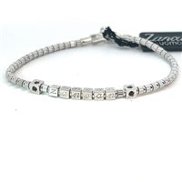 Bracelet Zancan Man in Gold Zaffiro 0.04 Ct EB029B - EB029B